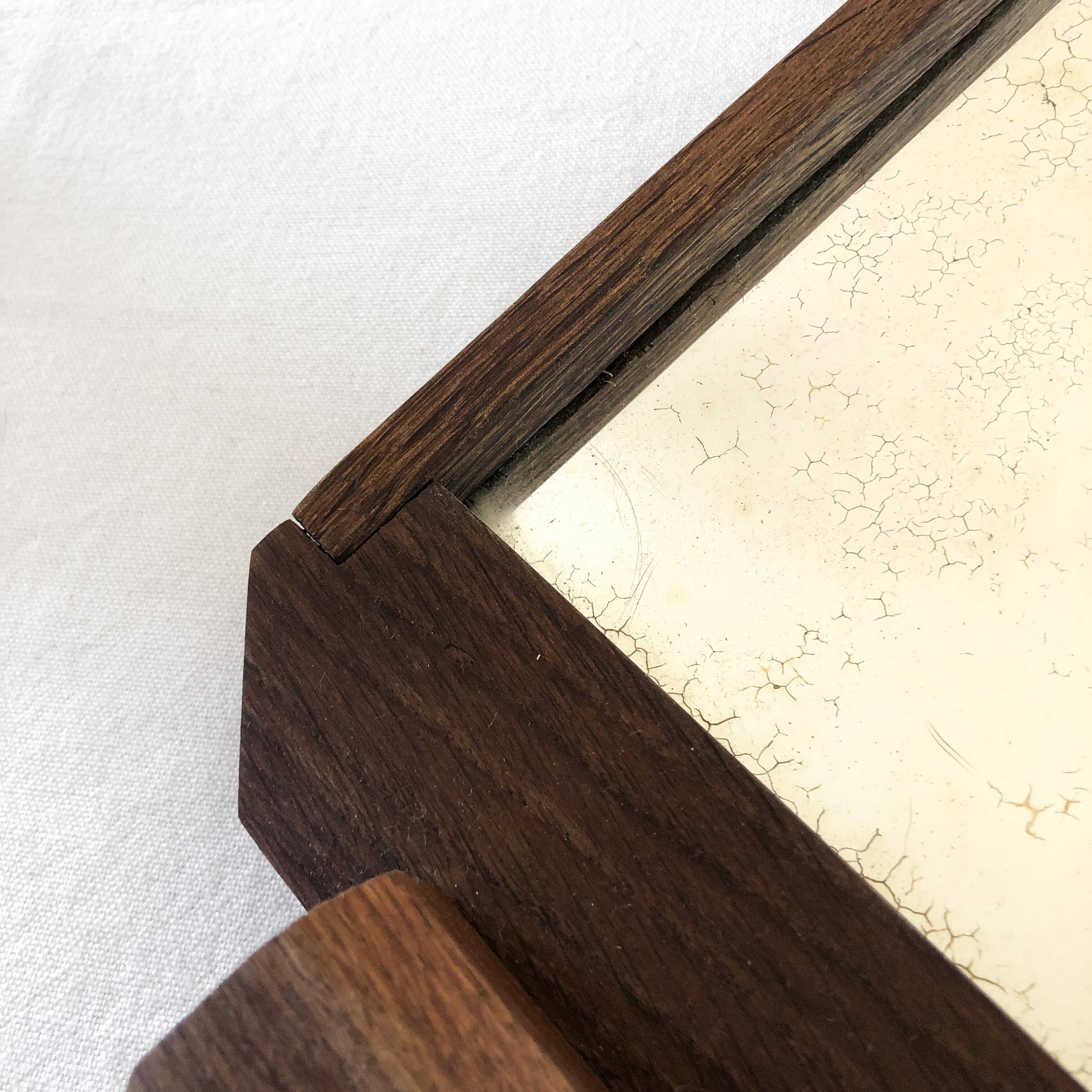 Oak mirror top