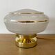 Table lamp globe vintag eblanc and gold
