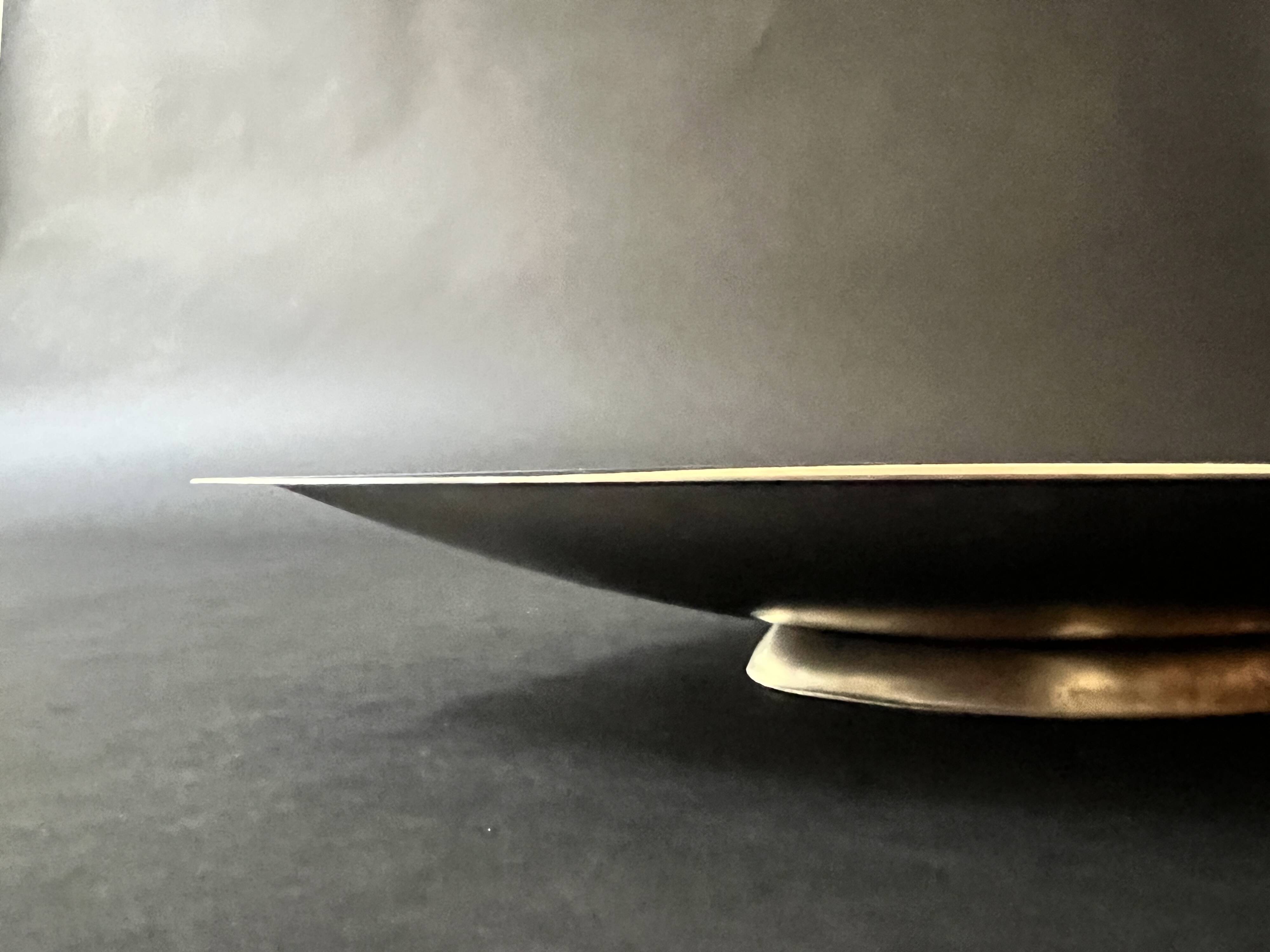 Chrome-plated metal serving dish / bowl Guy Degrenne, France 1970