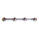 Chrome wall coat rack 70s