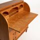 Vintage Scandinavian elm secretary, 1950s