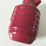 Old raspberry red pitcher from Onnaing, early 20th century.