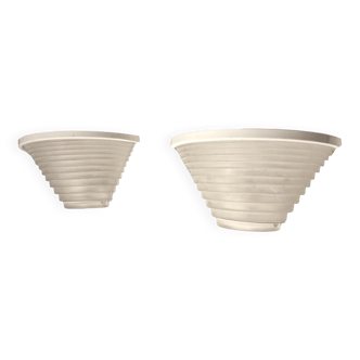 2x Wall Appliques Egisto 28 par Mangiarotti pour Artemide, 1980s