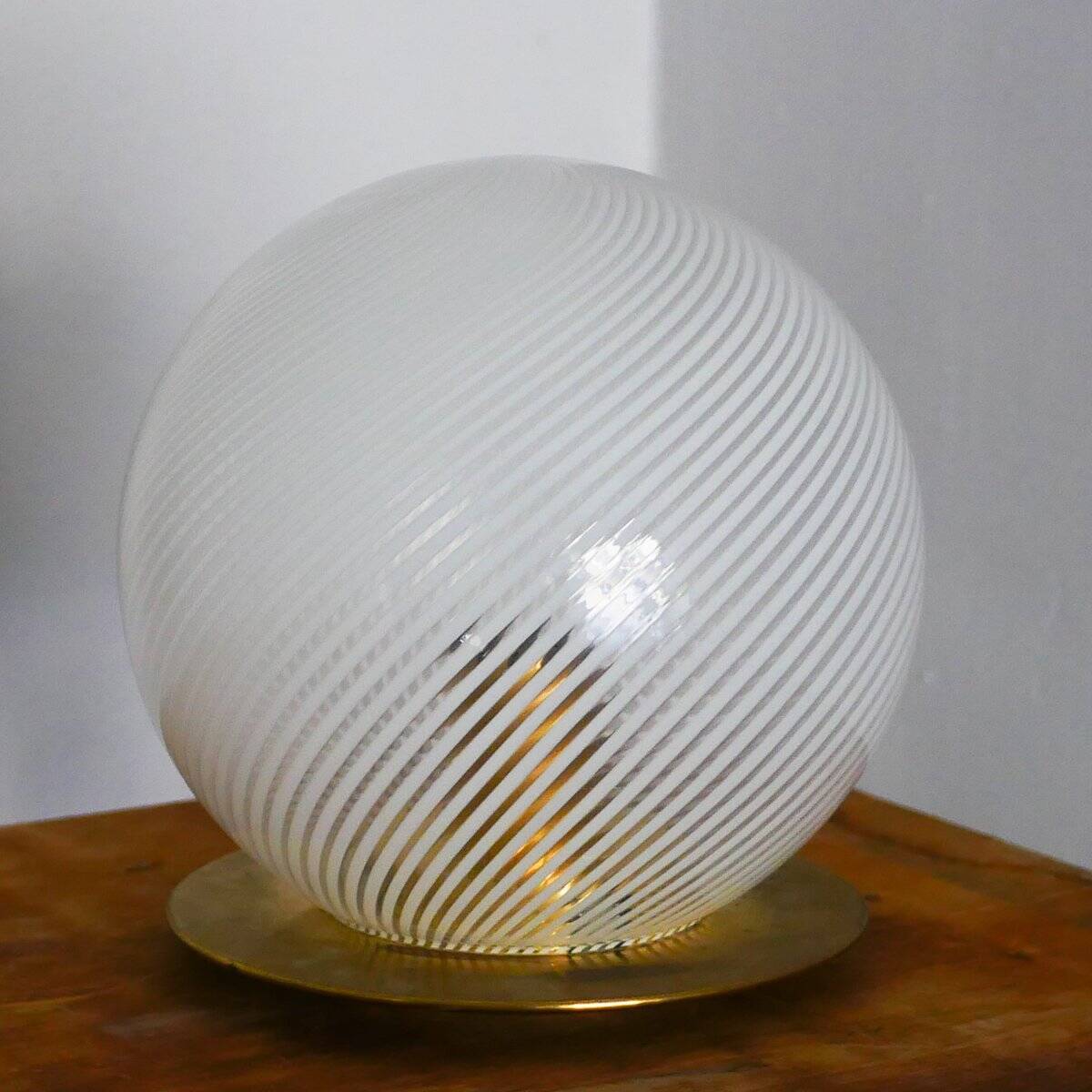 Lampes de table en verre de Murano par Ornella Noorda pour Venini, années 70