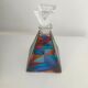 Colorful glass bottle