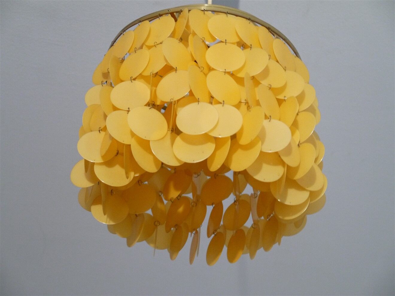 Scandinavian suspension in brass and grapevines 1970