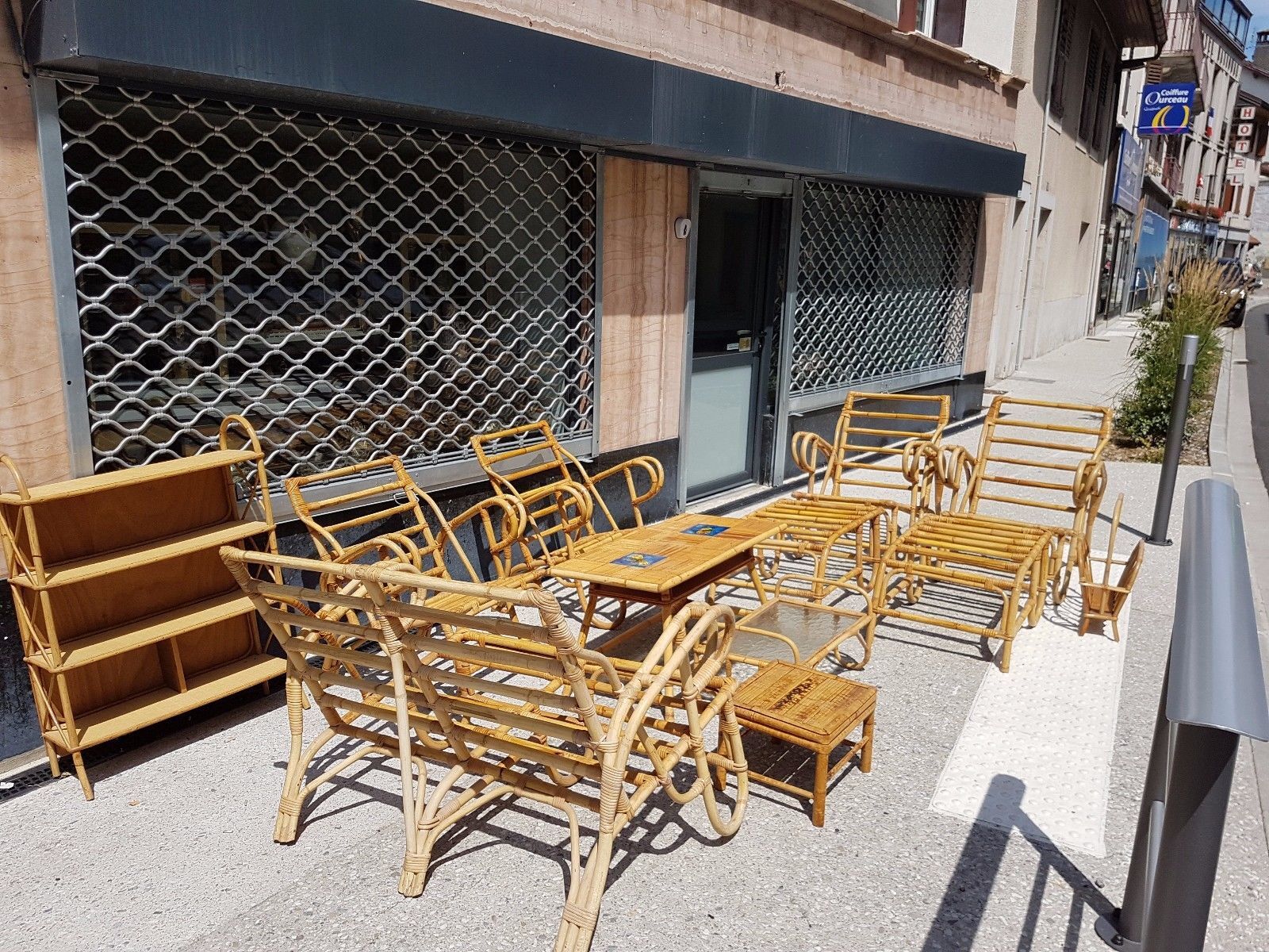 Salon de jardin d'hiver design 70 en bambou