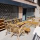 Salon de jardin d'hiver design 70 en bambou