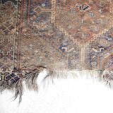 Tapis ancien tissé à la main, 1850 shiraz persan 150x110cm
