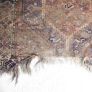 Tapis ancien tissé à la main, 1850 shiraz persan 150x110cm