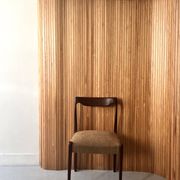 Scandinavian chair in teak & velvet by Niels Otto Moller, Denmark 1950