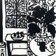 Henri matisse color poster (after) interior at the window, 1989