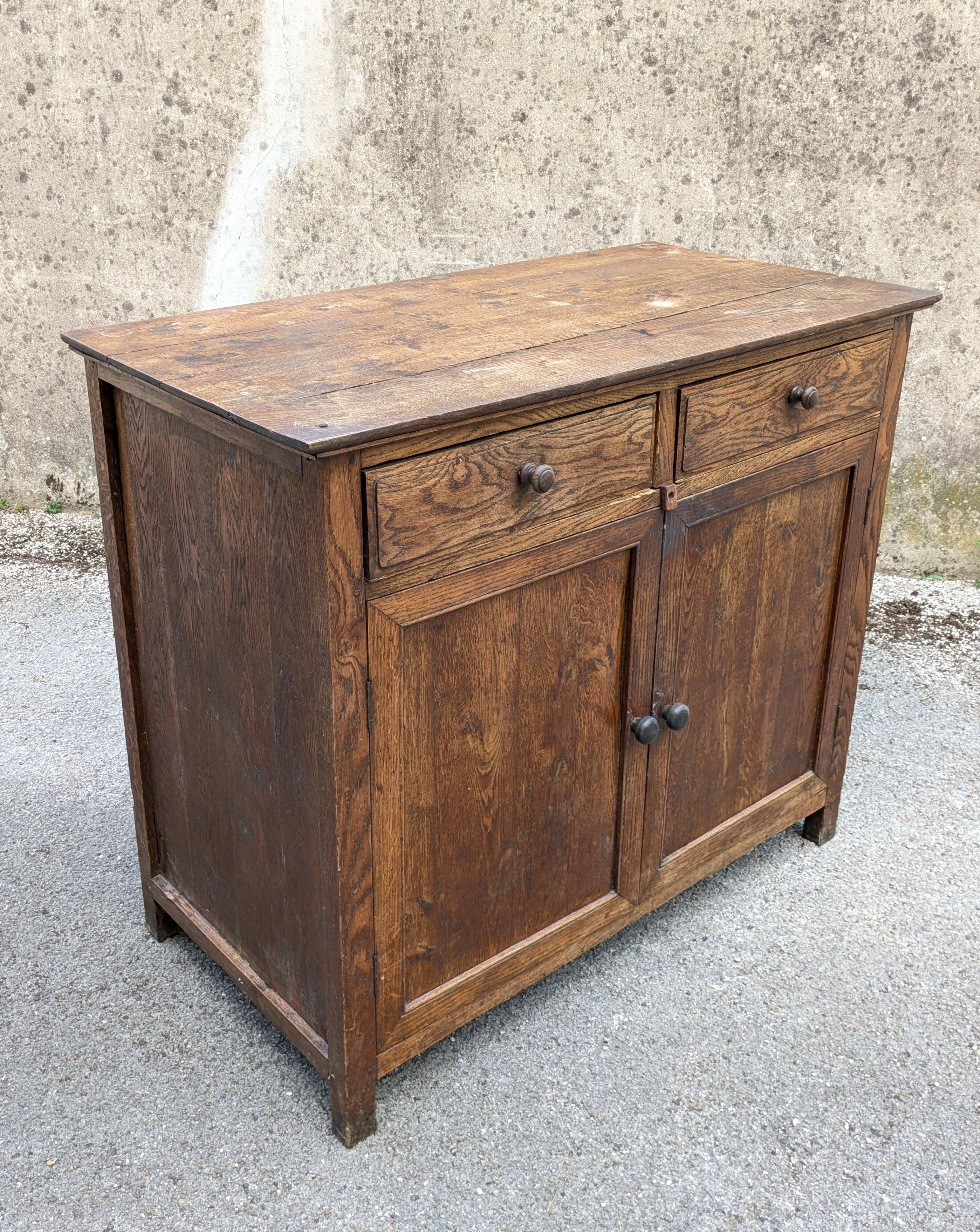 Rustic French buffet before 1900