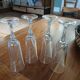 4 vintage crystal champagne flutes from Arques