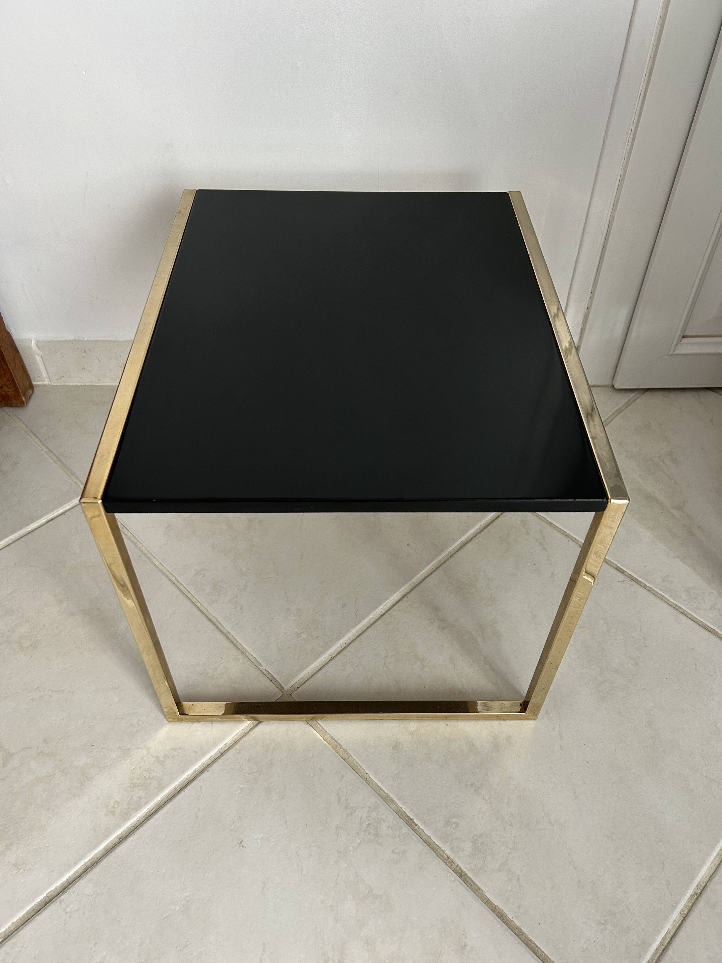 Golden side table