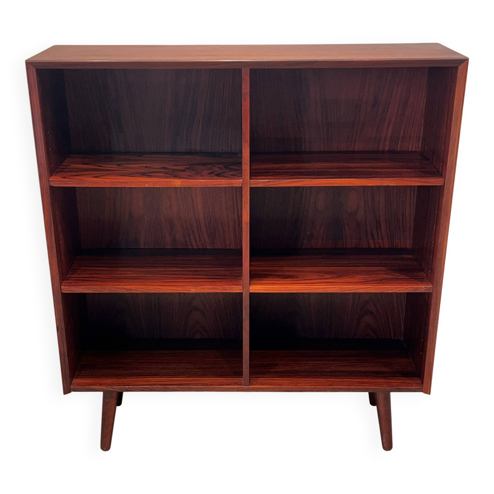 Scandinavian library in rosewood