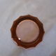 Set of 4 glass vintage pink blush