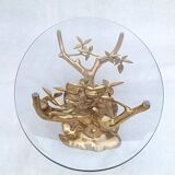 Brass Bonsai coffee Table by Willy Daro
