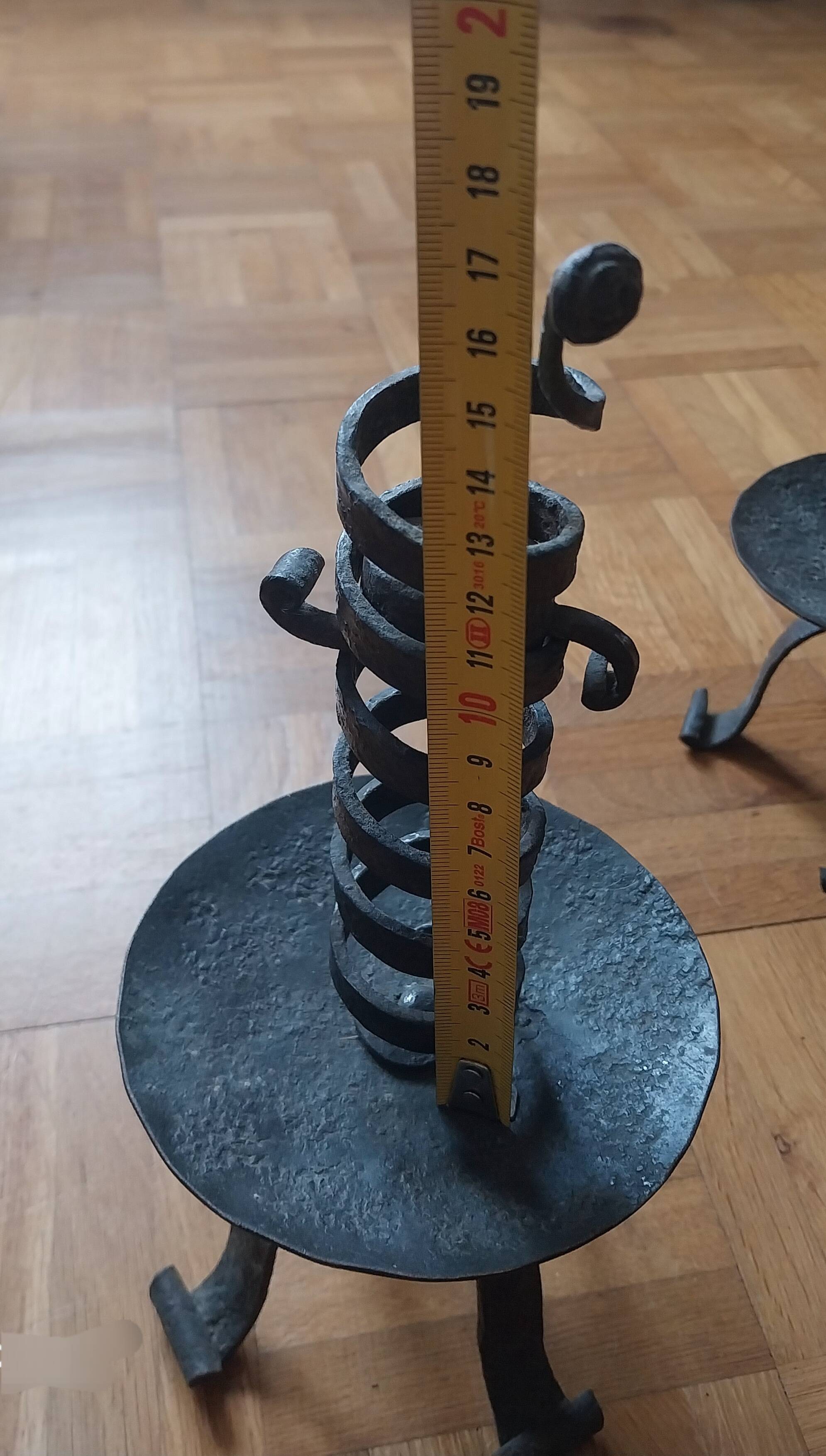 2 rat cave candlesticks / Lot of authentic 4-foot rat cave candlesticks