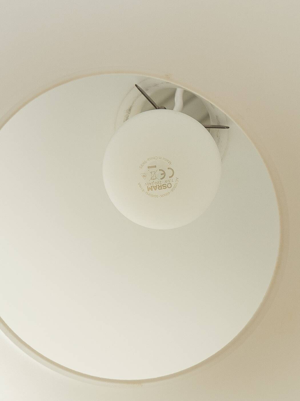 Plafonnier années 60 ø25cm