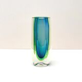 Sommerso Vase - Murano blown glass, Italy 1980