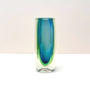 Sommerso Vase - Murano blown glass, Italy 1980