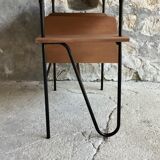 Modernist office with caisson, metal tubular structure, 1950