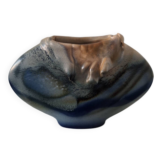 Wabi-sabi style vase or organic pottery