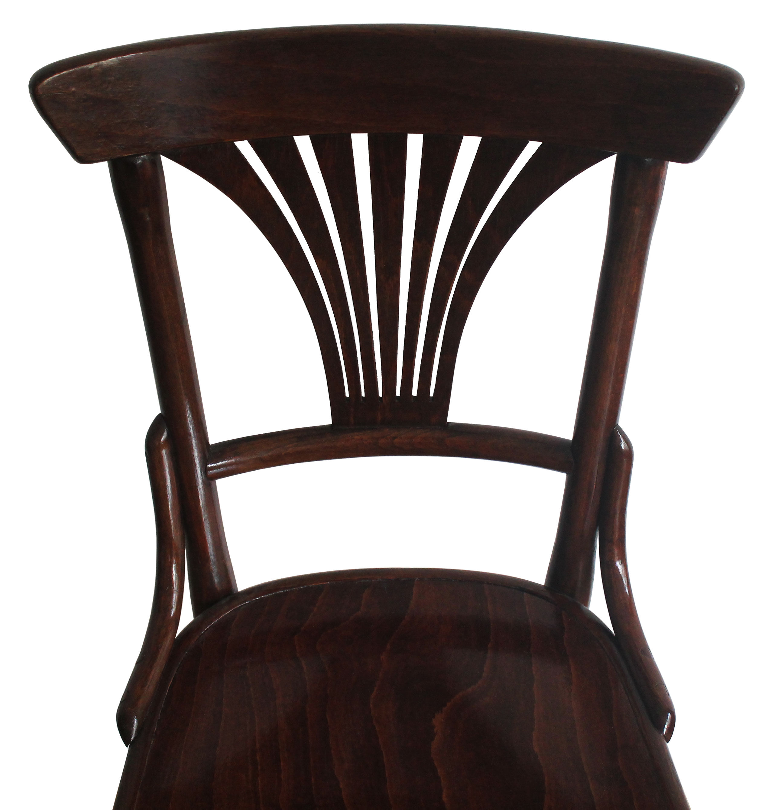 Pair of 1910's dining chairs model no.221 by Gebrüder Thonet