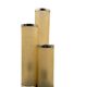 Hollywood regency fiberglass and brass table lamp, Italy 1970s
