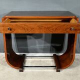 Walnut Console Desk, Art Deco – 1930