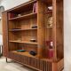 Wooden and Metal Bookcase
