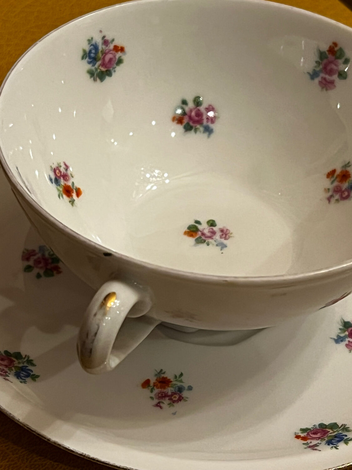 Limoges porcelain teacup