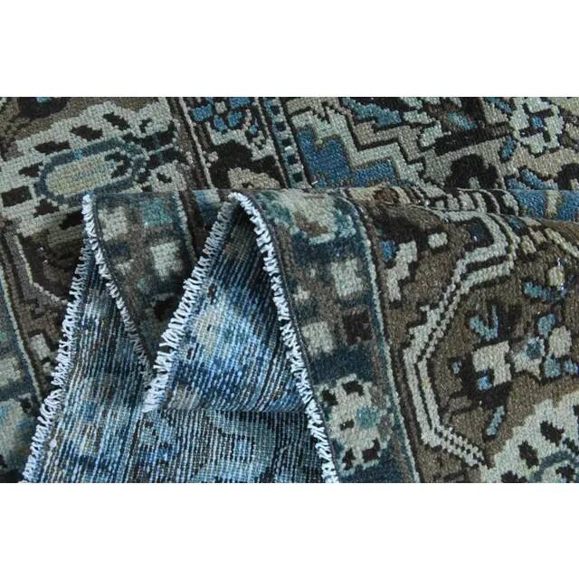 1970s Vintage Persian Handmade Wool Cotton Light Brown Area Rug 280x344