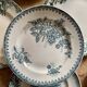 Lot dépareillé de 6 assiettes plates en terre de fer