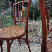 Chaises de salle à manger bistro Thonet originales, lot de 4