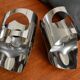 Paire d'appliques chrome space âge années 70