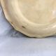 Decorative plate earthenware of Salins France decoration of Aligne