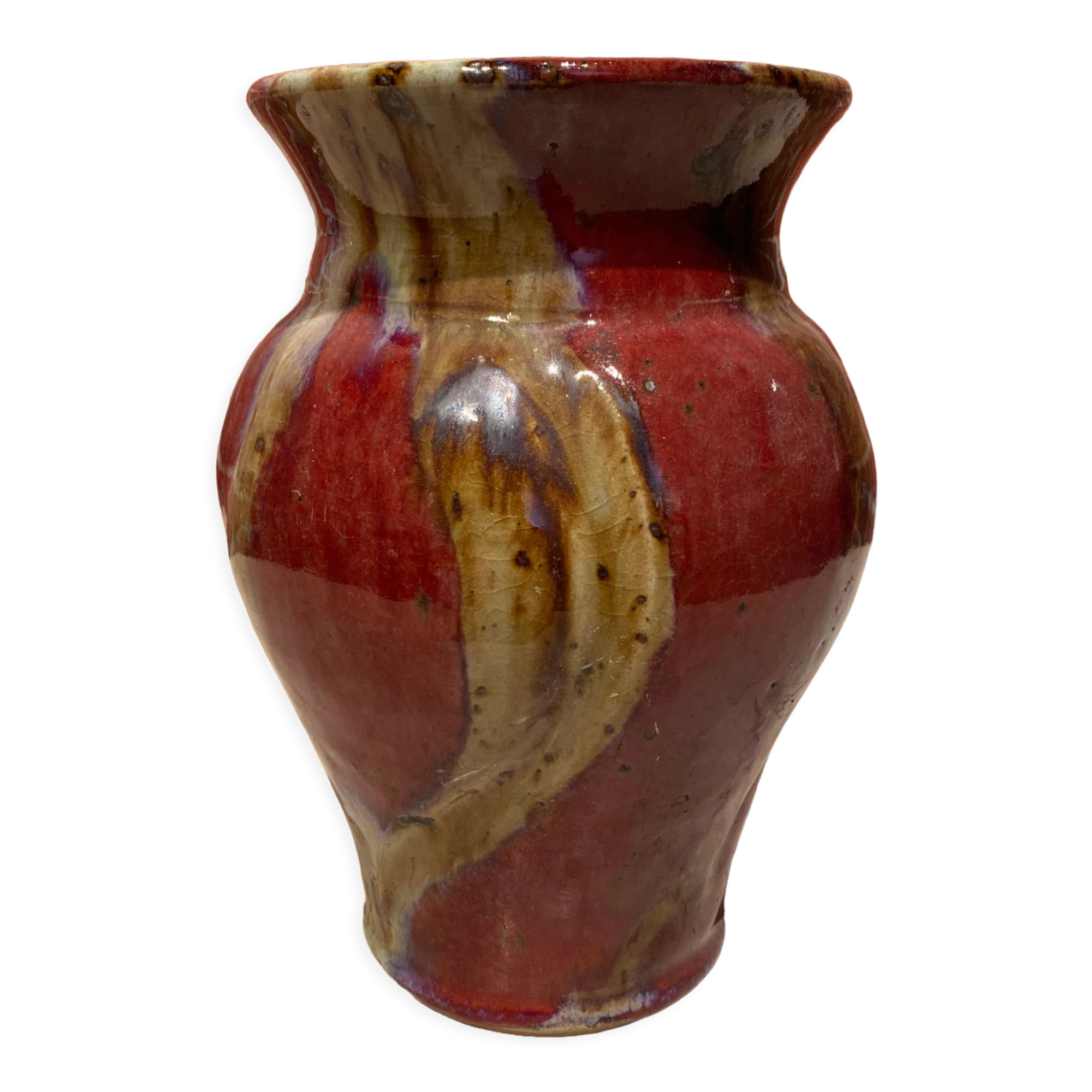 Ceramic pot signed D. Avonts