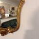 Antique Oval Wall Mirror Gold Louis XV Style Rocaille Rococo 78m