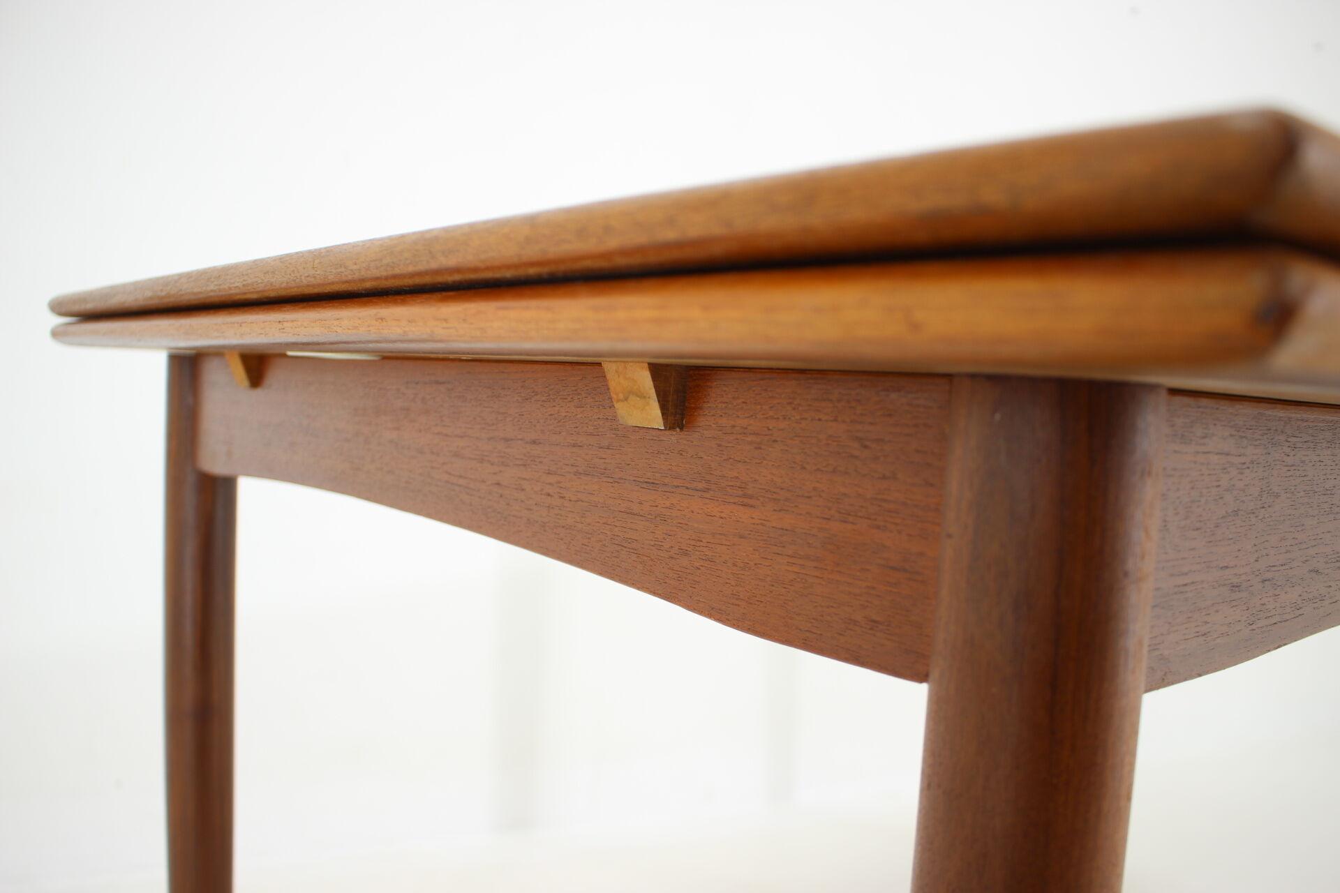 1960s Danish Teak Extendable Dining Table, Restored