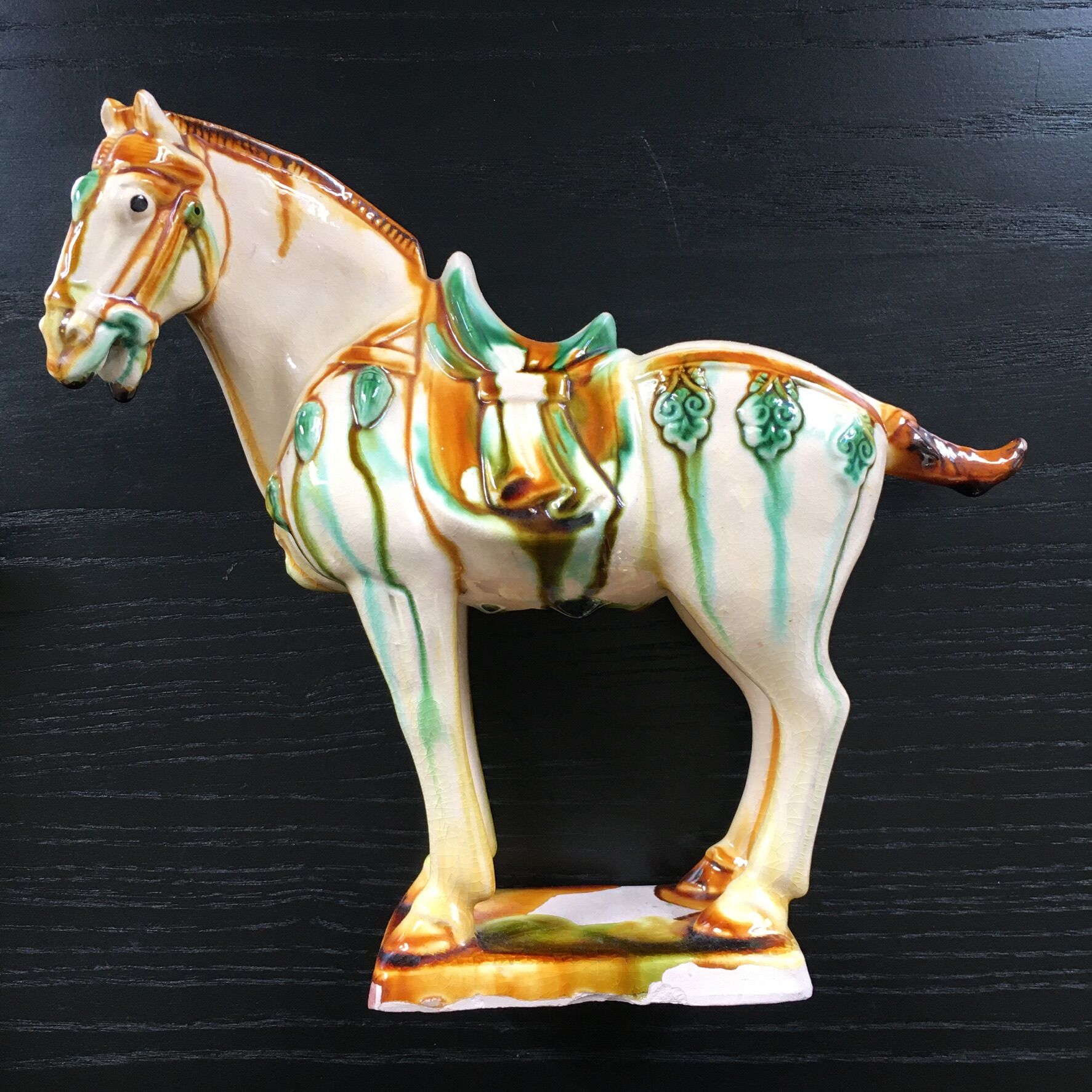 Pair of ceramic horses