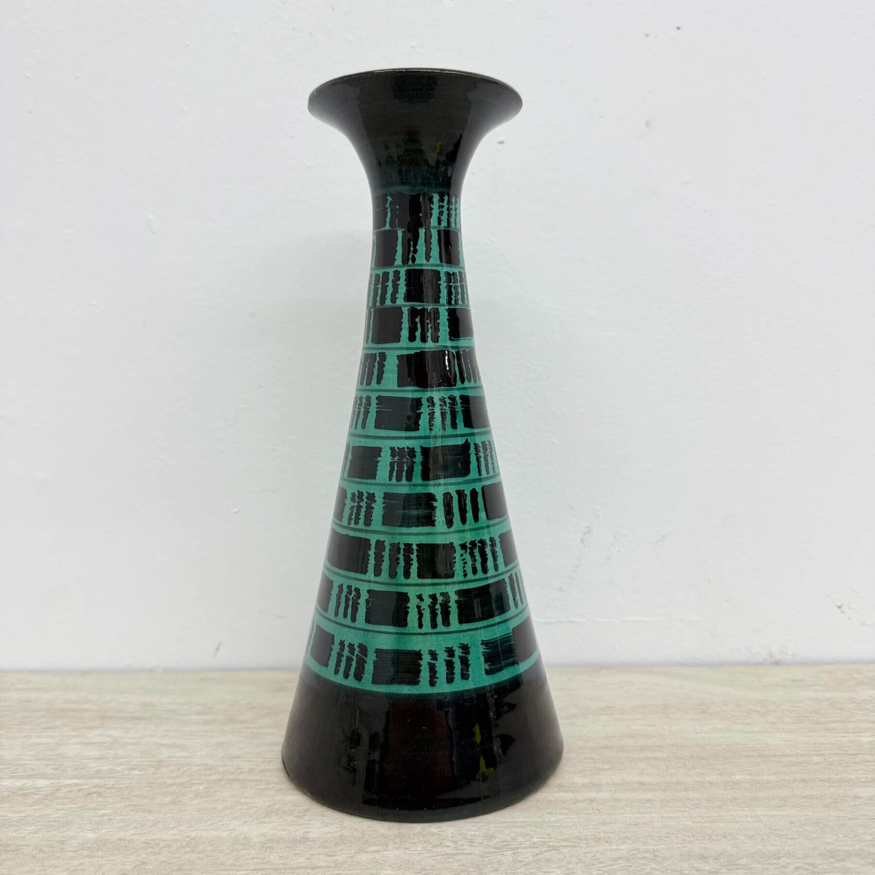 Italian ceramic vase from Bitossi, 1970s