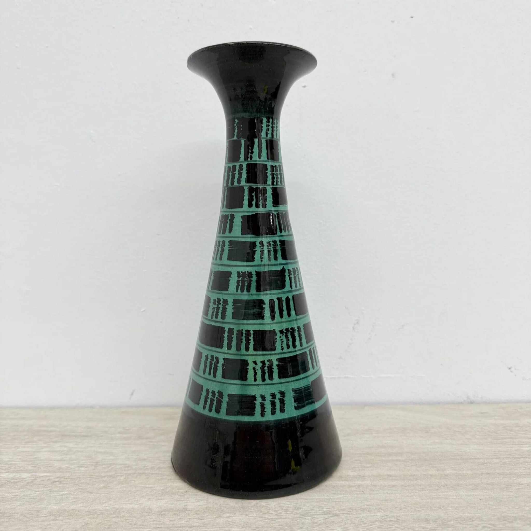 Italian ceramic vase from Bitossi, 1970s