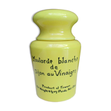 Maille ceramic mustard pot