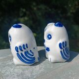 Ceramic Salt and Pepper Shaker Owls