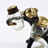 Set of salt and pepper shakers monkey Walter Bosse, Herta Baller, Austria, 1950s