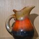 Flamed stoneware jug