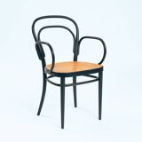 Thonet bentwood webbing chairs 214f 210r chairs, set of 2