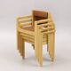 Vintage Scandinavian chair in solid wood - Balzar Beskow - Sweden, 1960s